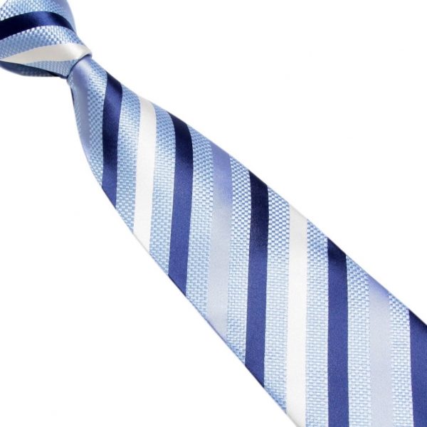 Gordon Bleu Stripe Tie