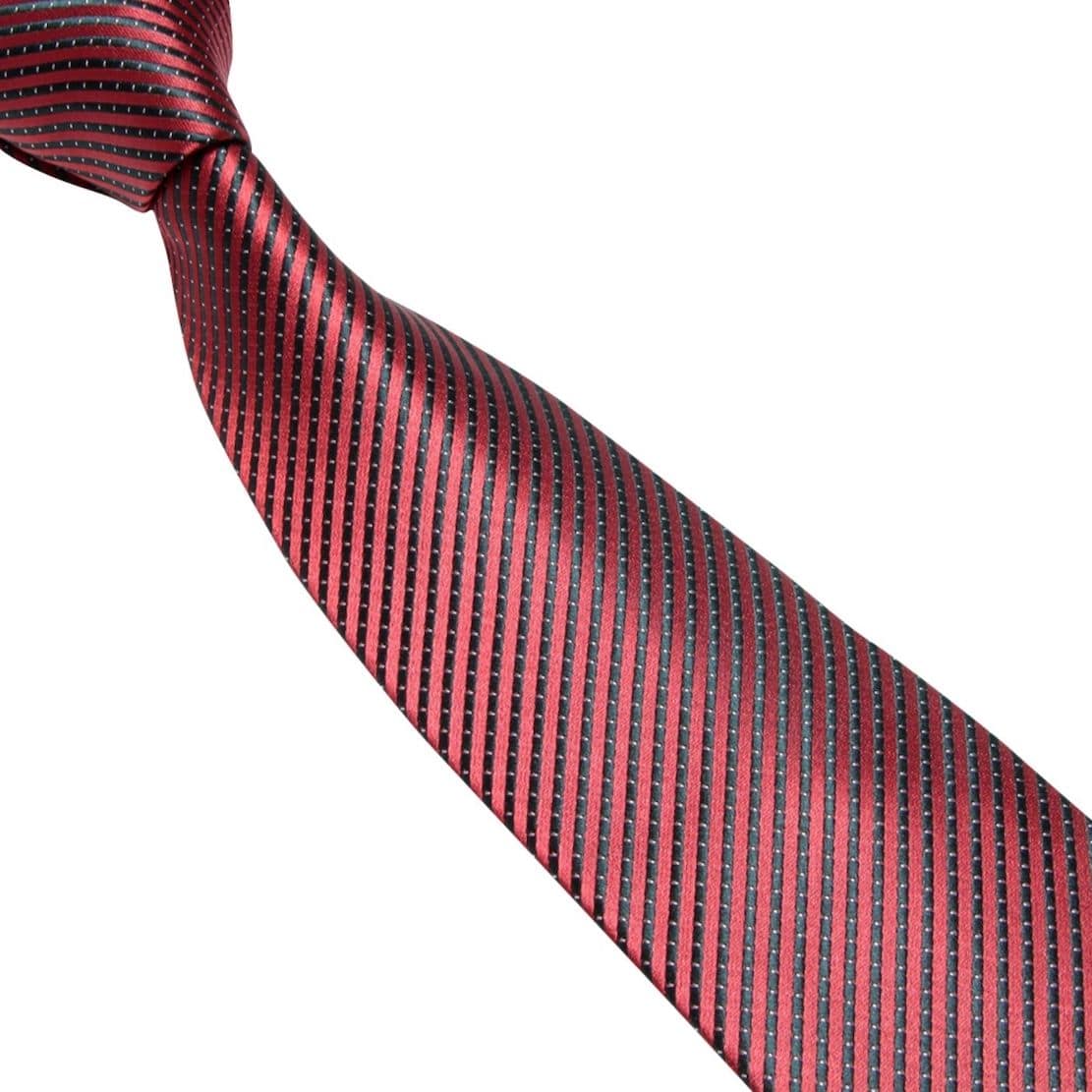 Lincoln Dotted-Stripe Tie - ALEX PALAUS Collection